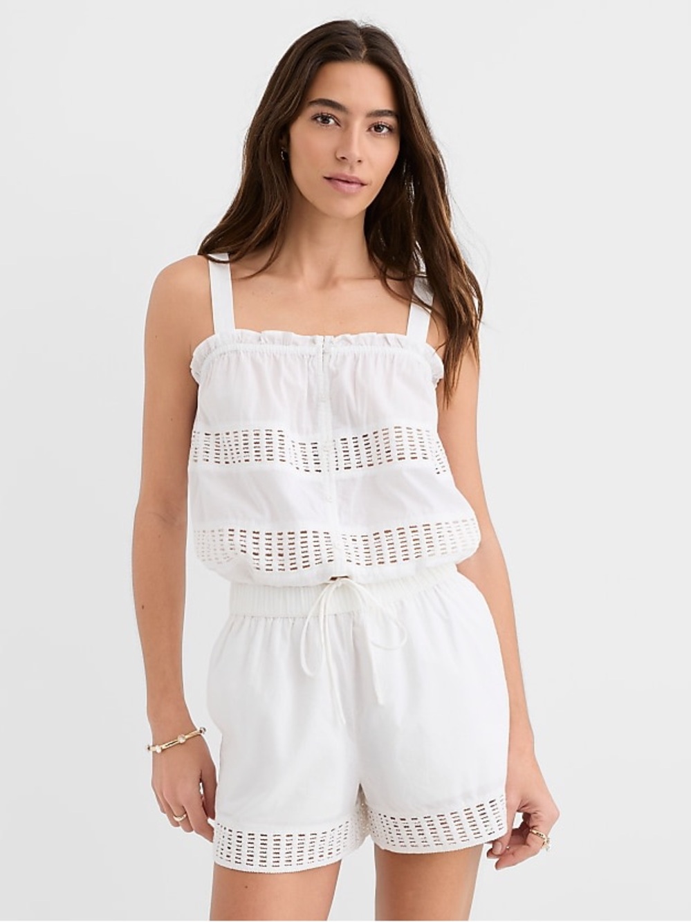 NWT Loft Beach White Set